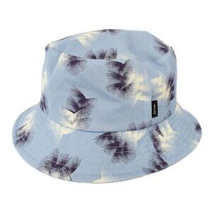 PAUL SMITH Mens Light Blue SUNFLARE Cotton Bucket Hat MEDIUM NWT
